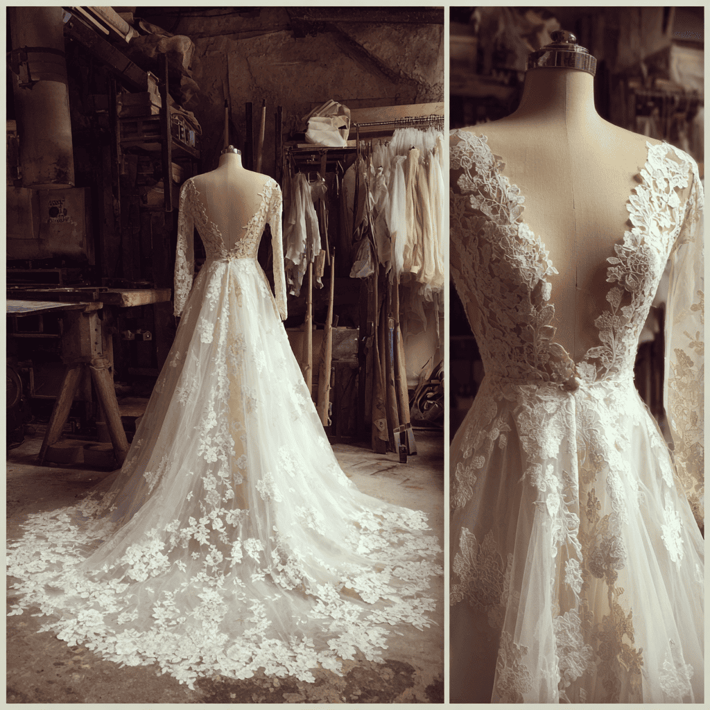 custom wedding dress