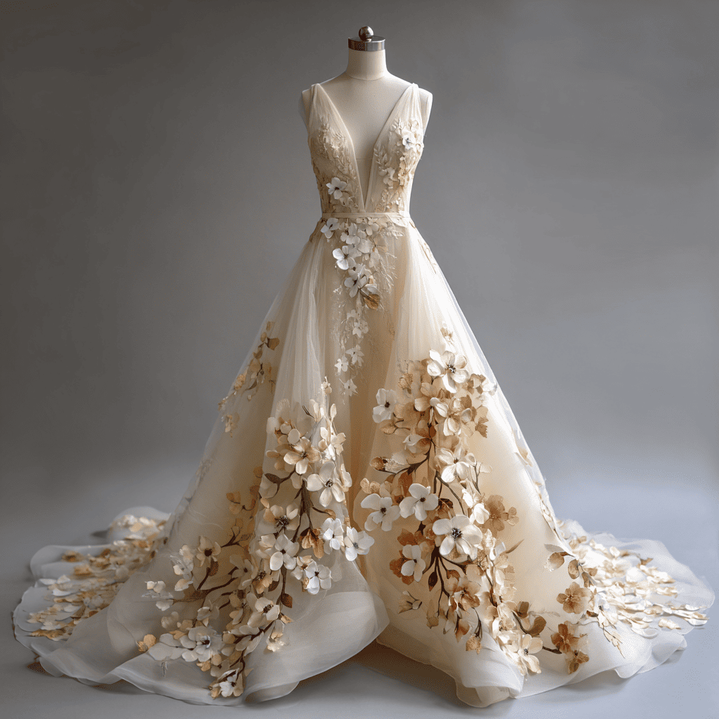 custom wedding dress